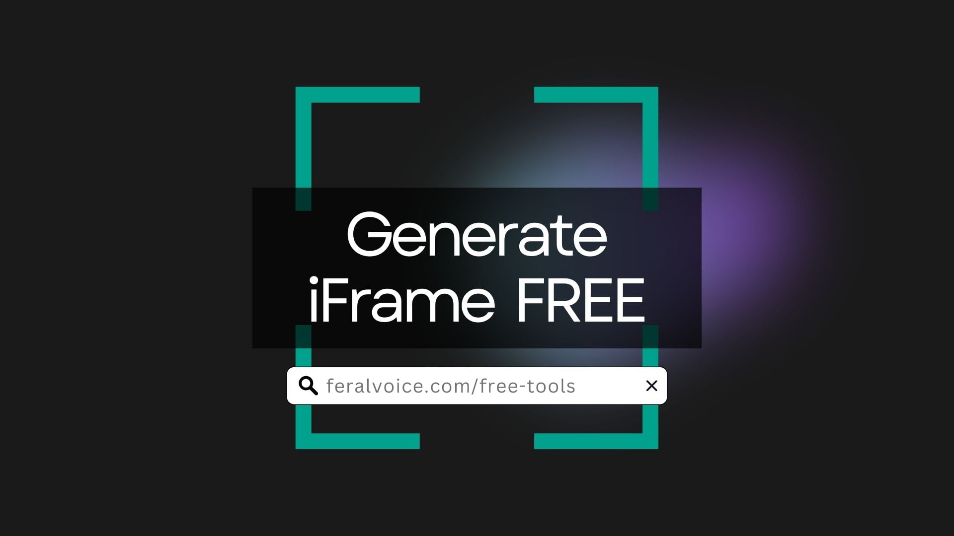 Iframe Generator online | Get iframe code easily