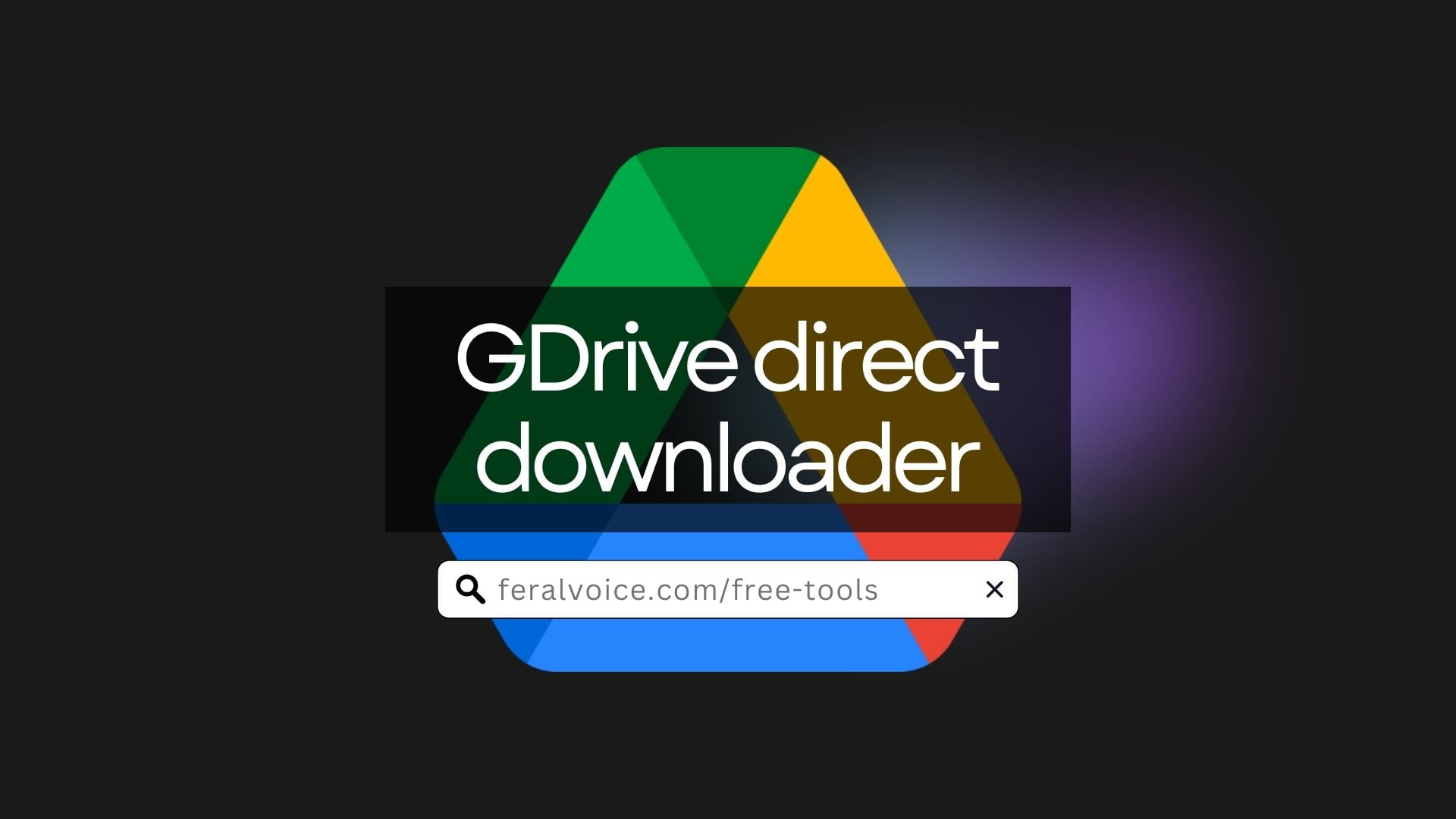 Google Drive Link downloader | Google Drive Direct Link Generator