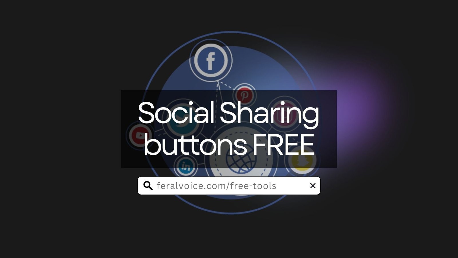 Free Social Media Sharing Buttons – HTML Only, 100% Responsive