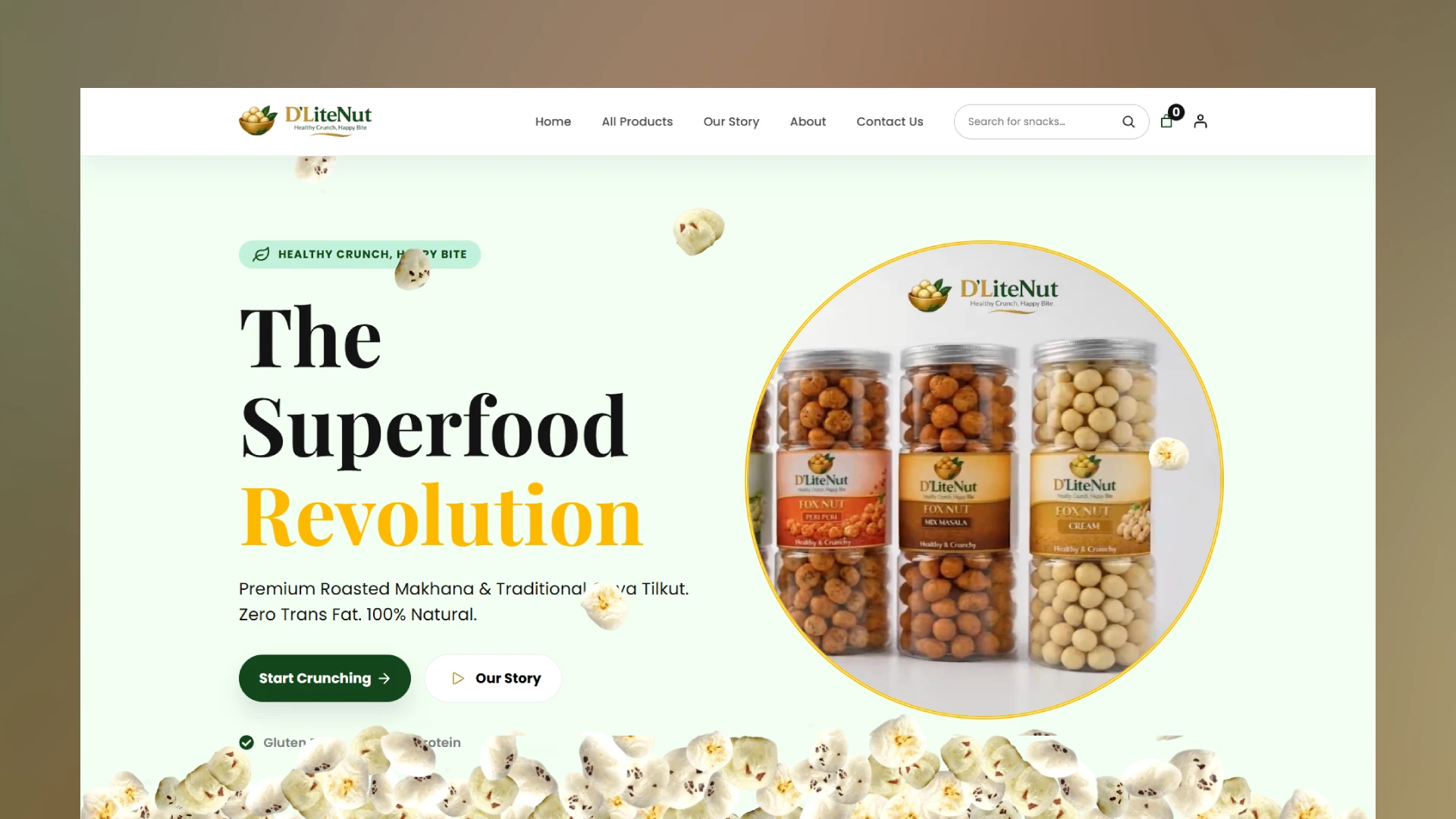 Building a healthy snacking brand across packaging, web, and social media