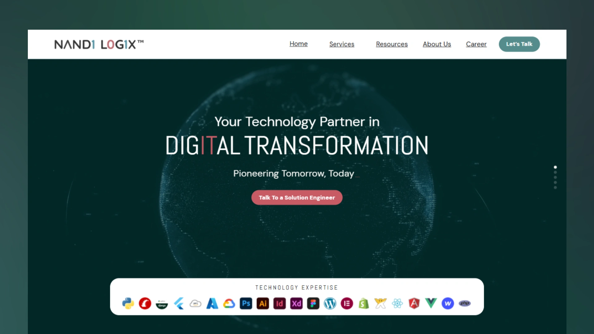 Creating a brand and website that reflects enterprise level technology services